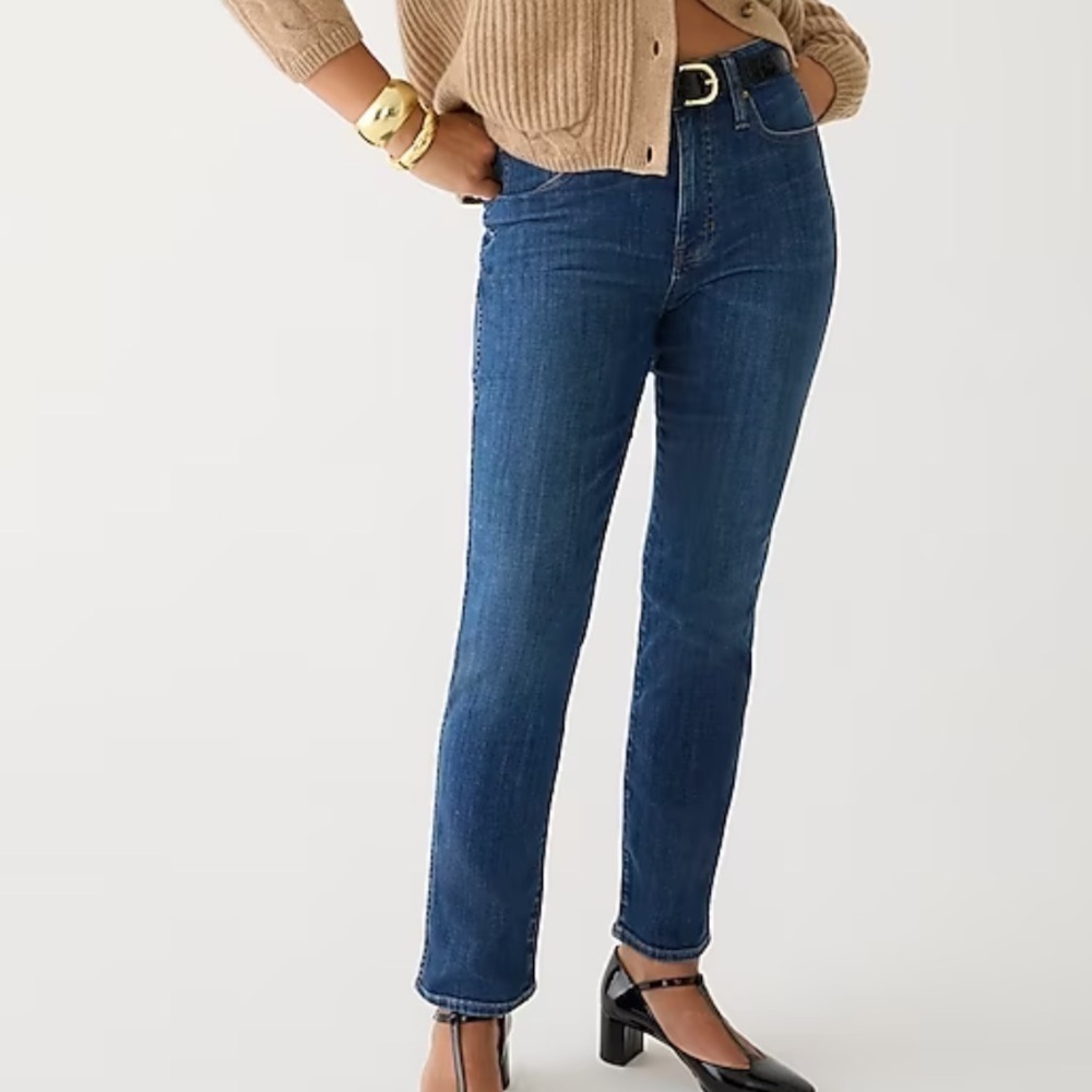 J crew tall curvy vintage straight jean in Wakeman wash